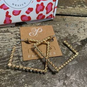 Plunder Callie crystal Earrings NEW
